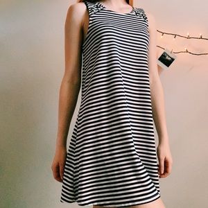 ☼ Blue and White Striped Shift Dress ☼